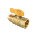 1/2'' FIP X 1/2'' flare brass gas ball valve of Forging